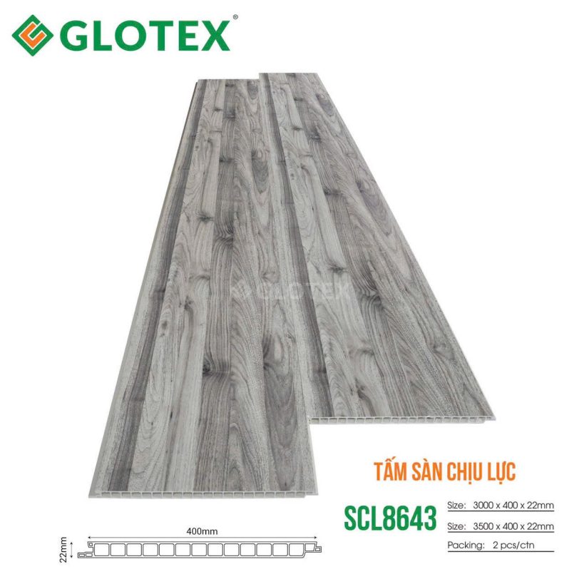 giá tấm Sàn nhựa chịu lực Glotex