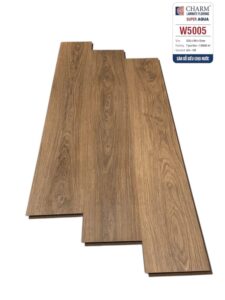 Sàn gỗ Charm Super Aqua sàn gỗ siêu chịu nước Báo giá Sàn gỗ charm wood W5010  W5005  W5012  W5015  W5019  W5011  W5008  W5002 EIR sần theo vân dày 12mm Sàn nhựa charm wood 4mm 6mm đế cao su Sàn gỗ charm wood xương cá bao nhiêu tiền 1m2 tại Hà Nội Lào Cai Yên Bái Điện Biên Hoà Bình Lai Châu Sơn La Hà Giang Cao Bằng Bắc Kạn Lạng Sơn Tuyên Quang tpHCM Sài Gòn Bình Dương Thủ Đức Thái Nguyên Phú Thọ Bắc Giang Hải Dương Hải Phòng Bắc Ninh Hà Nam Hà Nội Hưng Yên Quảng Ninh Nam Định Ninh Bình Thái Bình Vĩnh Phúc hoài đức đan phượng thanh oai ứng hòa long biên đông anh sóc sơn gia lâm thanh xuân cầu giấy hoành bồ ninh giang hoàng mai tây hồ sơn tây thạch thất mê linh thanh trì mỹ đức quốc oai hà đông phú xuyên đống đa nam từ liêm bắc từ liêm