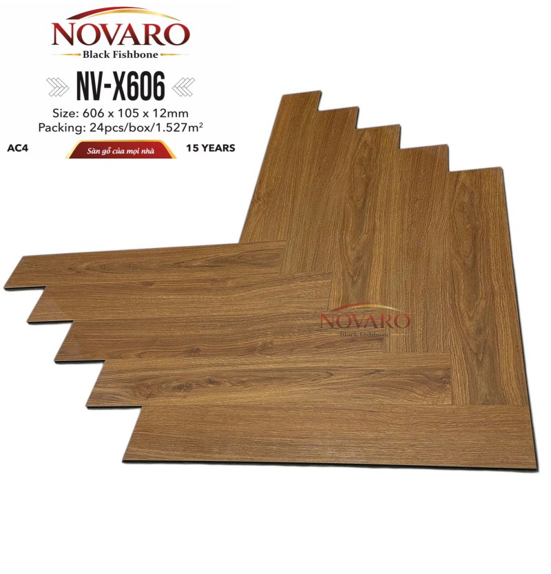 Sàn gỗ xương cá Novaro